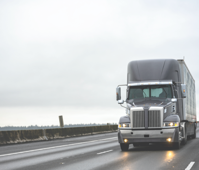 A semi truck with the word western star on the front