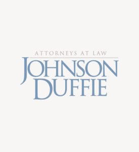 A logo for Johnson Duffie